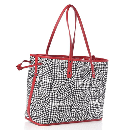 MCM Visetos Medium Reversible Shopper Tote Ruby Red 6 of 14