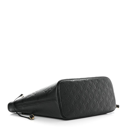 Louis Vuitton Empreinte Monogram Giant Neverfull MM Black 4 of 13