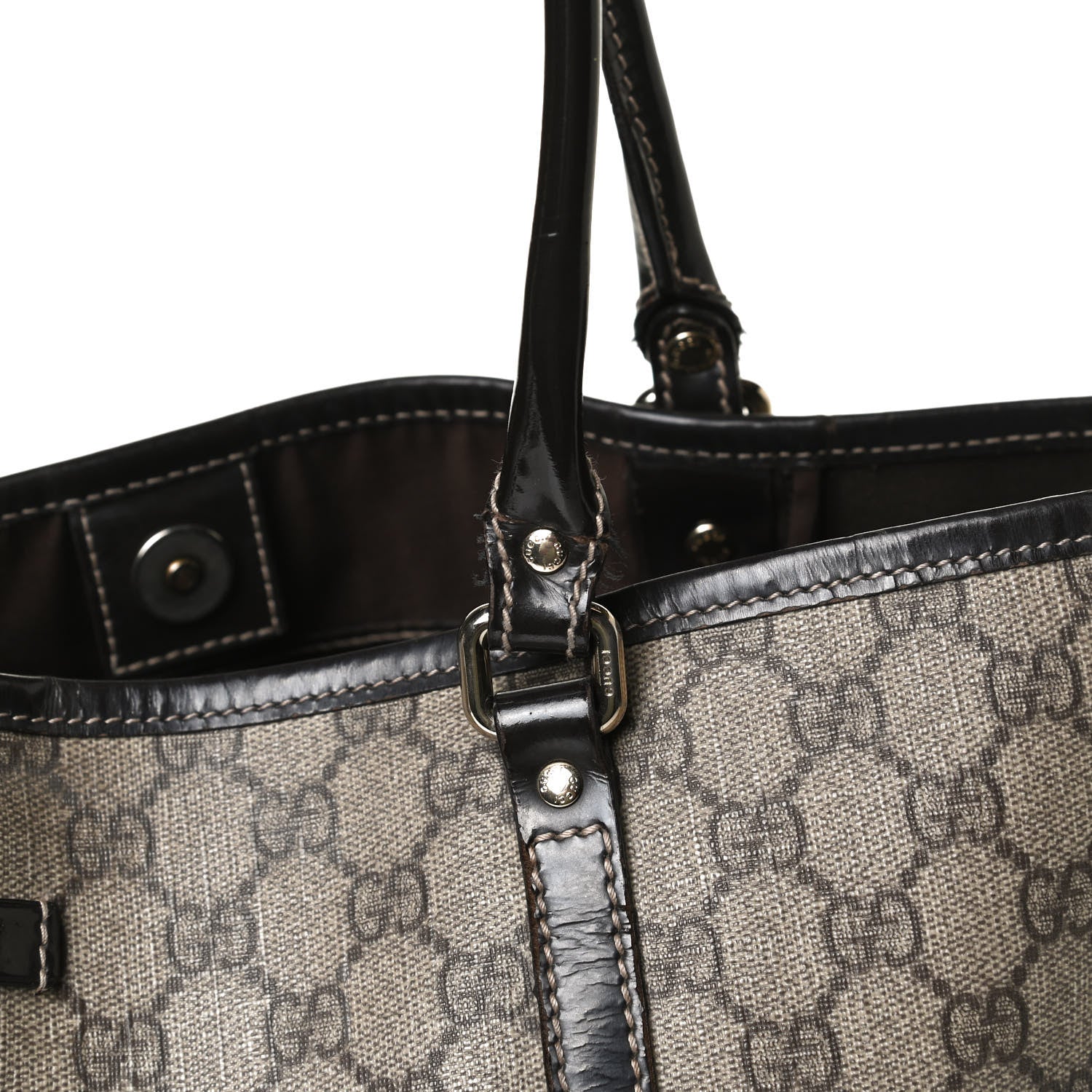 Gucci GG Plus Monogram Medium Joy Tote Dark Brown 13 of 22