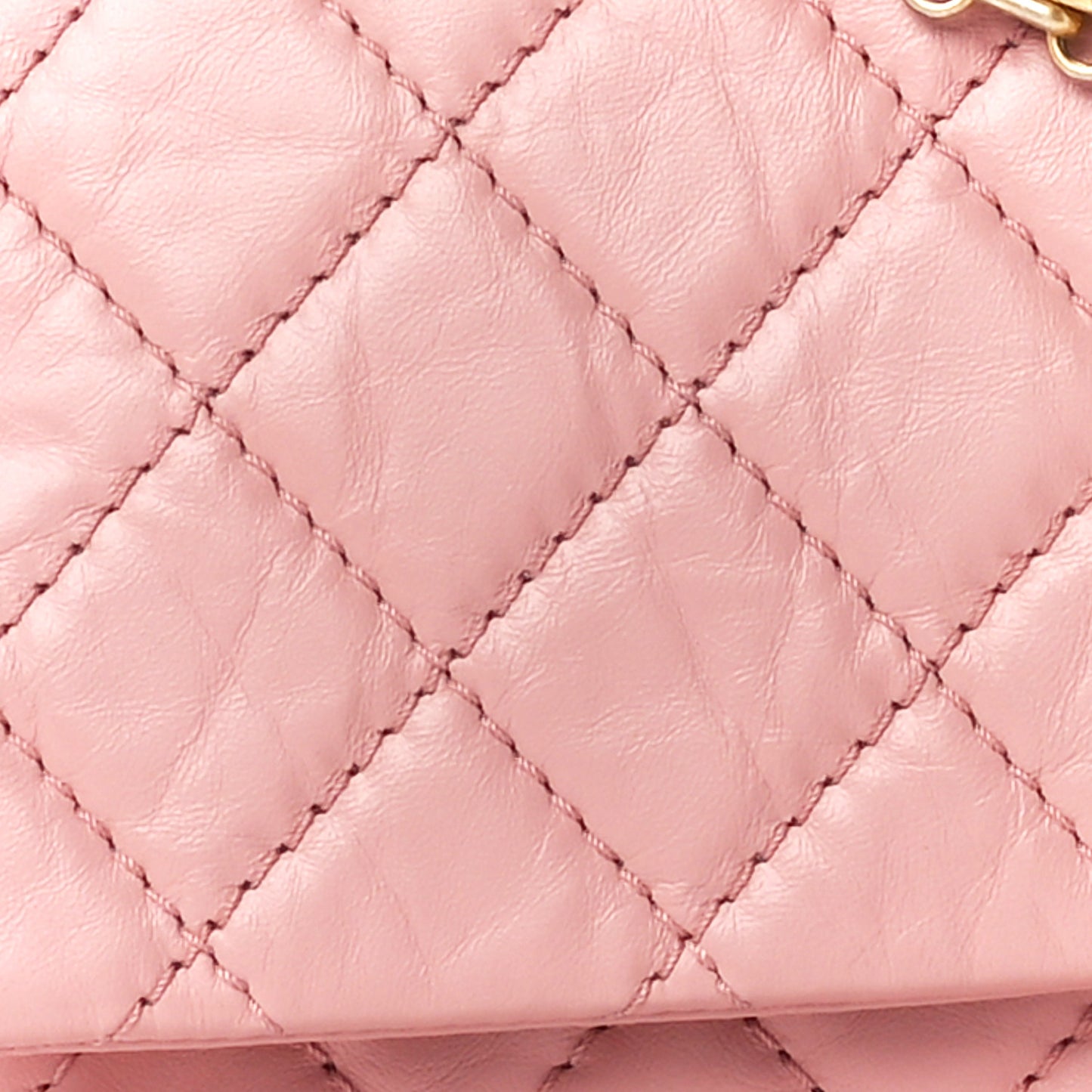 Aged Calfskin Quilted 2.55 Reissue 226 Flap Pink