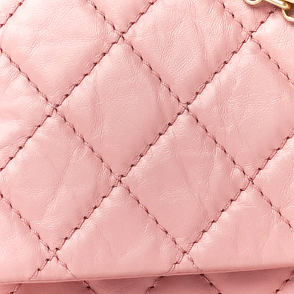 Chanel Aged Calfskin Quilted 2.55 Reissue 226 Flap Pink 9 of 13