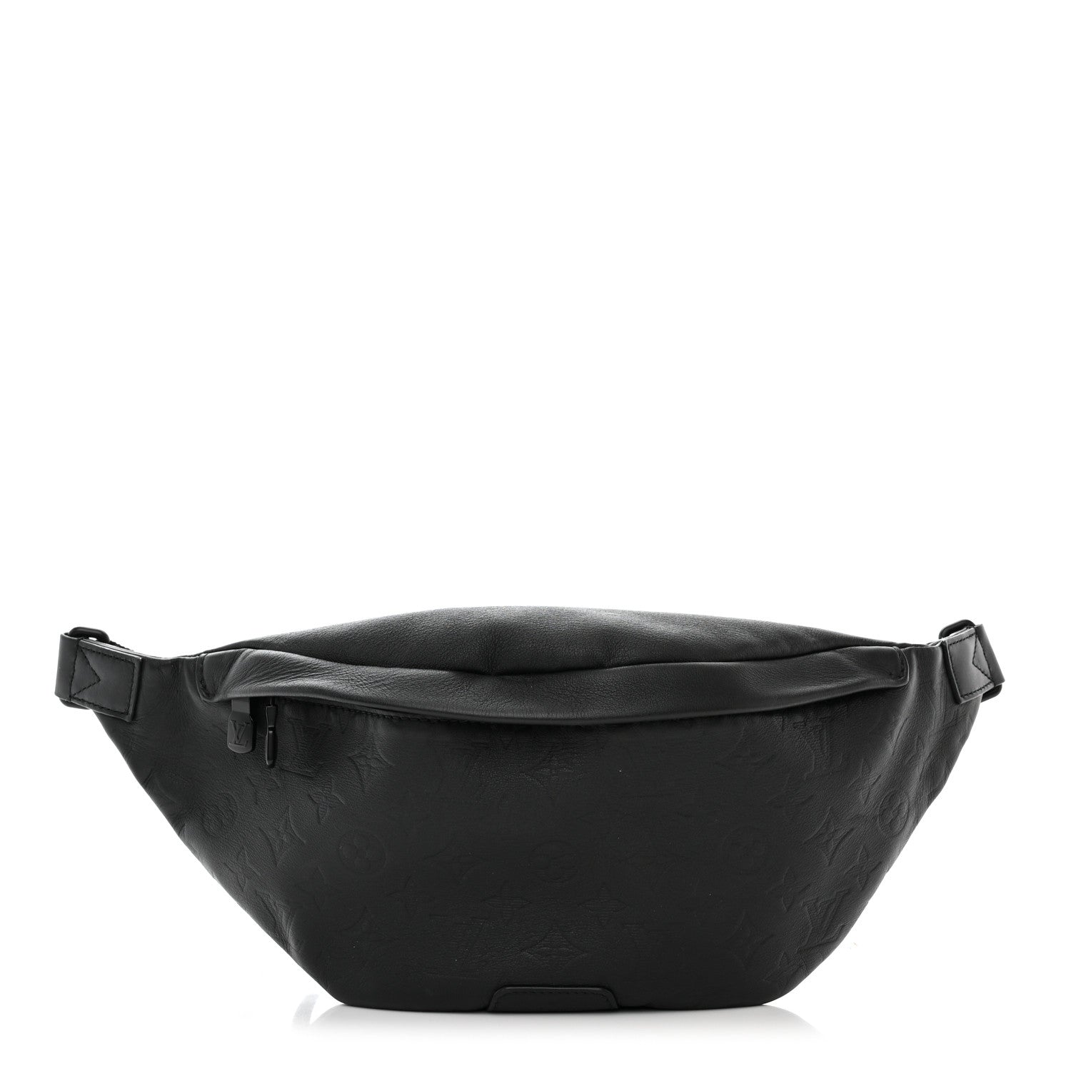 Louis Vuitton Calfskin Monogram Shadow Discovery Bumbag Black 1 of 9