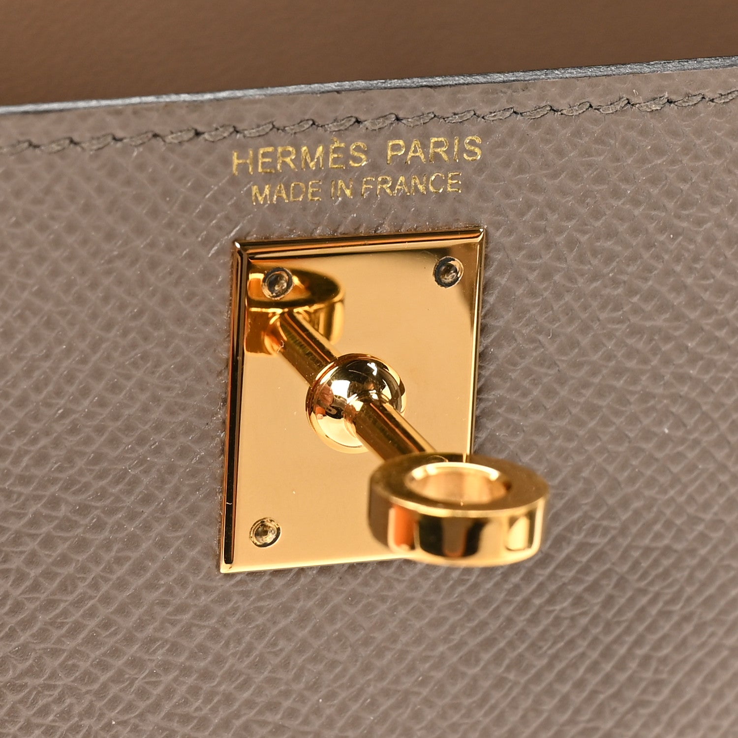 Hermes Epsom Mini Kelly Sellier 20 Gris Asphalte 1830204