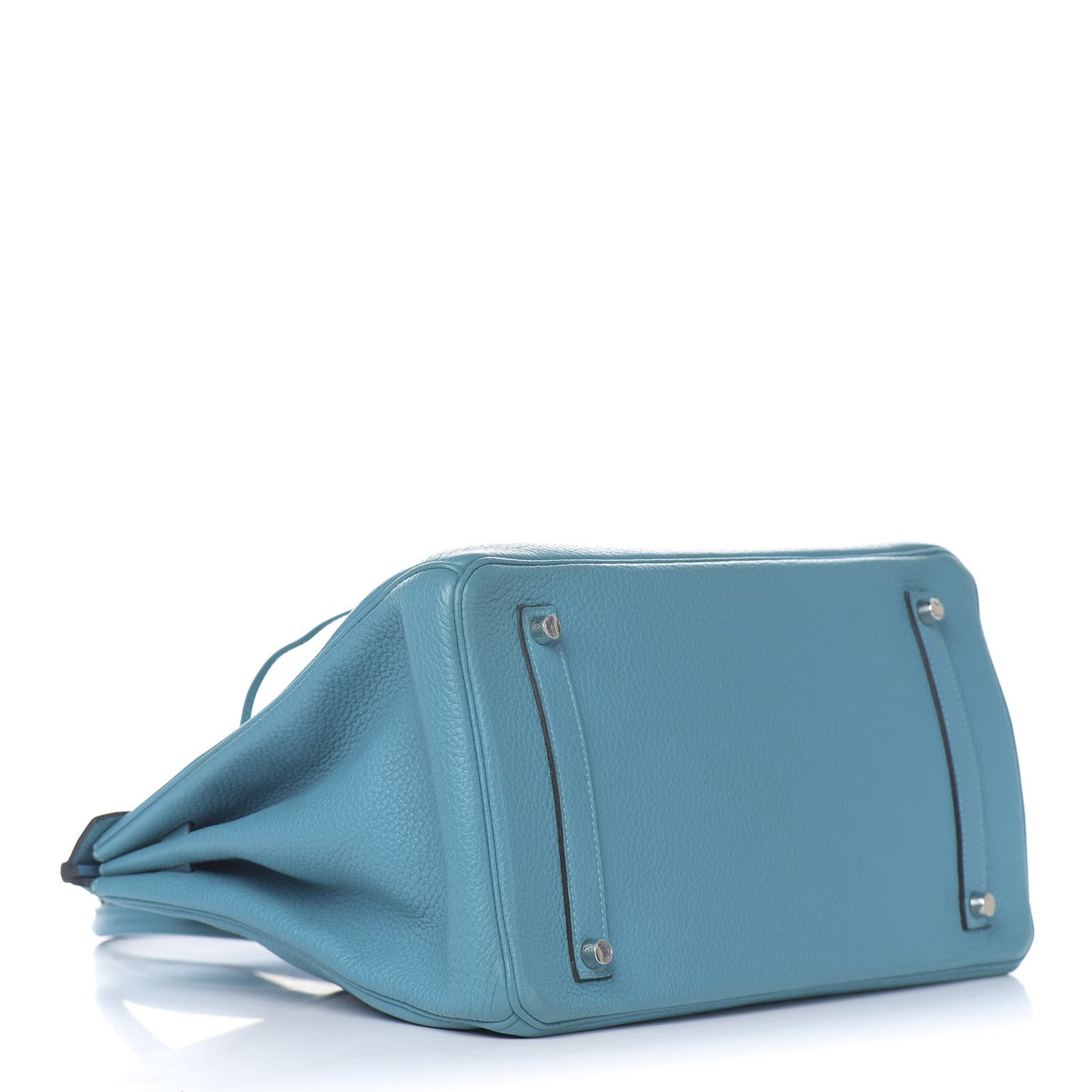 Taurillon Clemence Birkin 35 Turquoise
