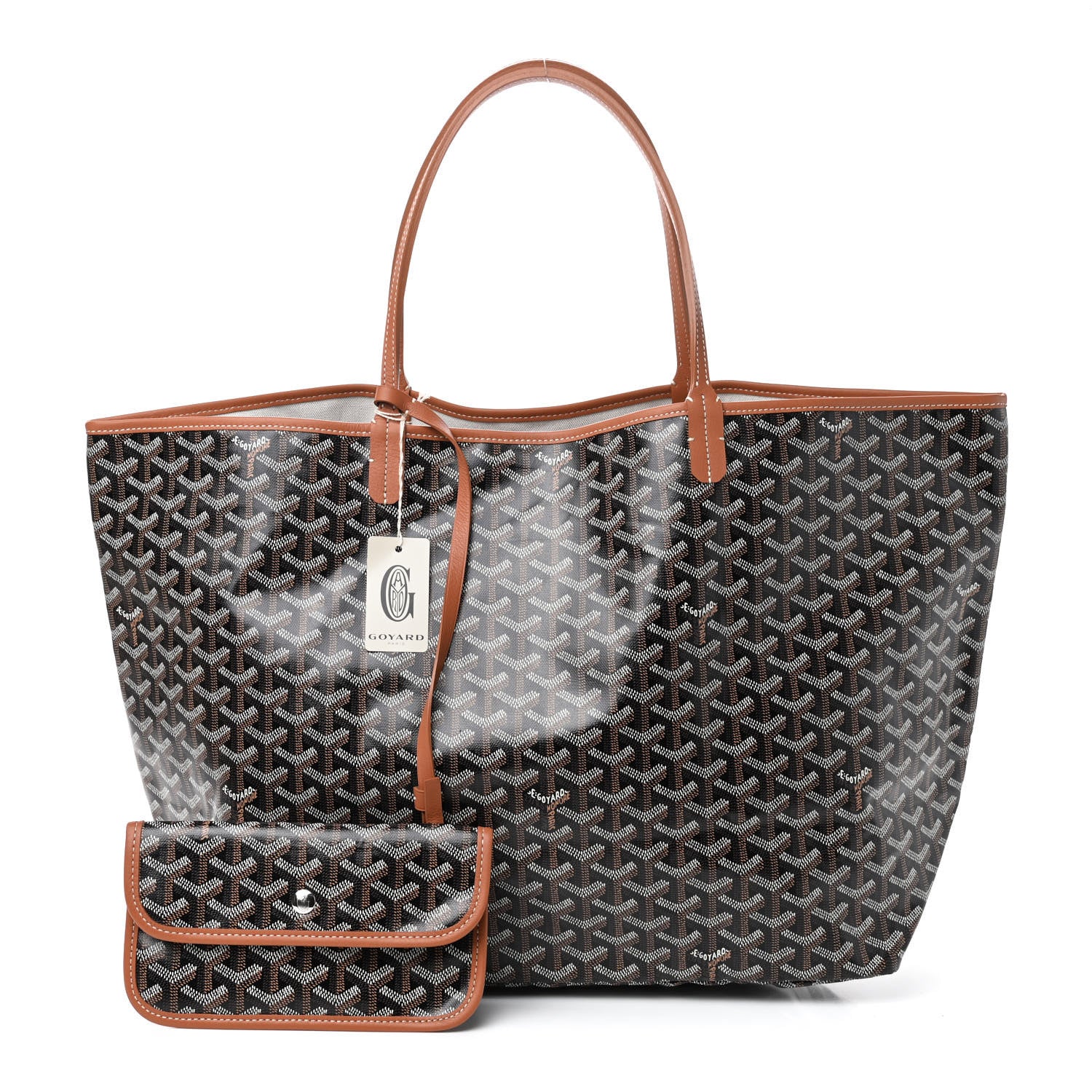 Goyard Goyardine Saint Louis GM Black Gold 1 of 10