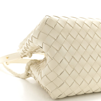 Bottega Veneta Nappa Intrecciato Small Parachute Shoulder Bag Sea Salt 9 of 10