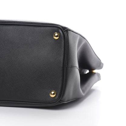 Prada Saffiano Medium Galleria Double Zip Tote Black 13 of 13