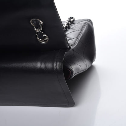 Chanel Lambskin Quilted Maxi Double Flap Black 10 of 11