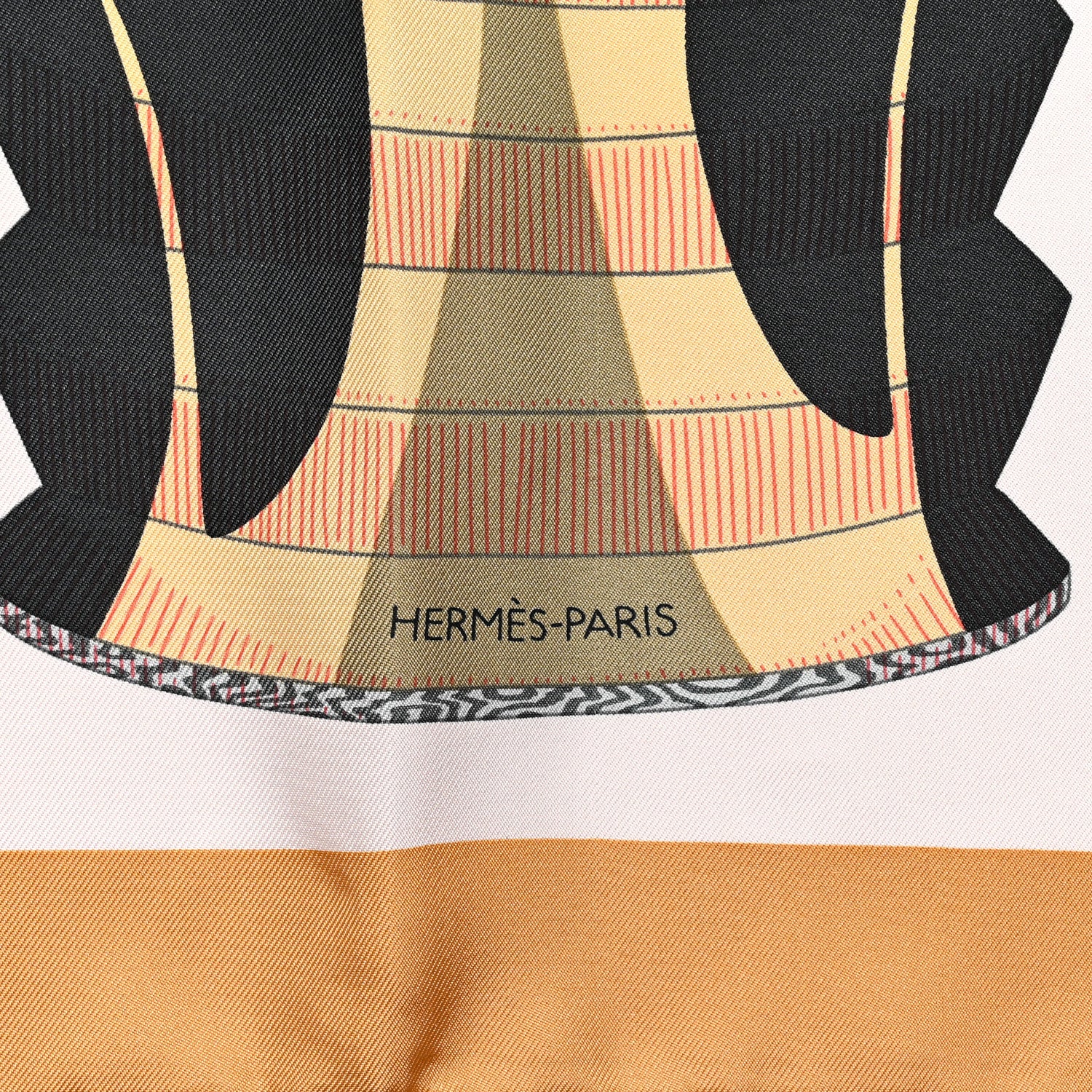 Hermes Silk Lanternes Ballons et Cocardes Scarf 90 Beige Rose Nacre Bordeaux 2 of 5