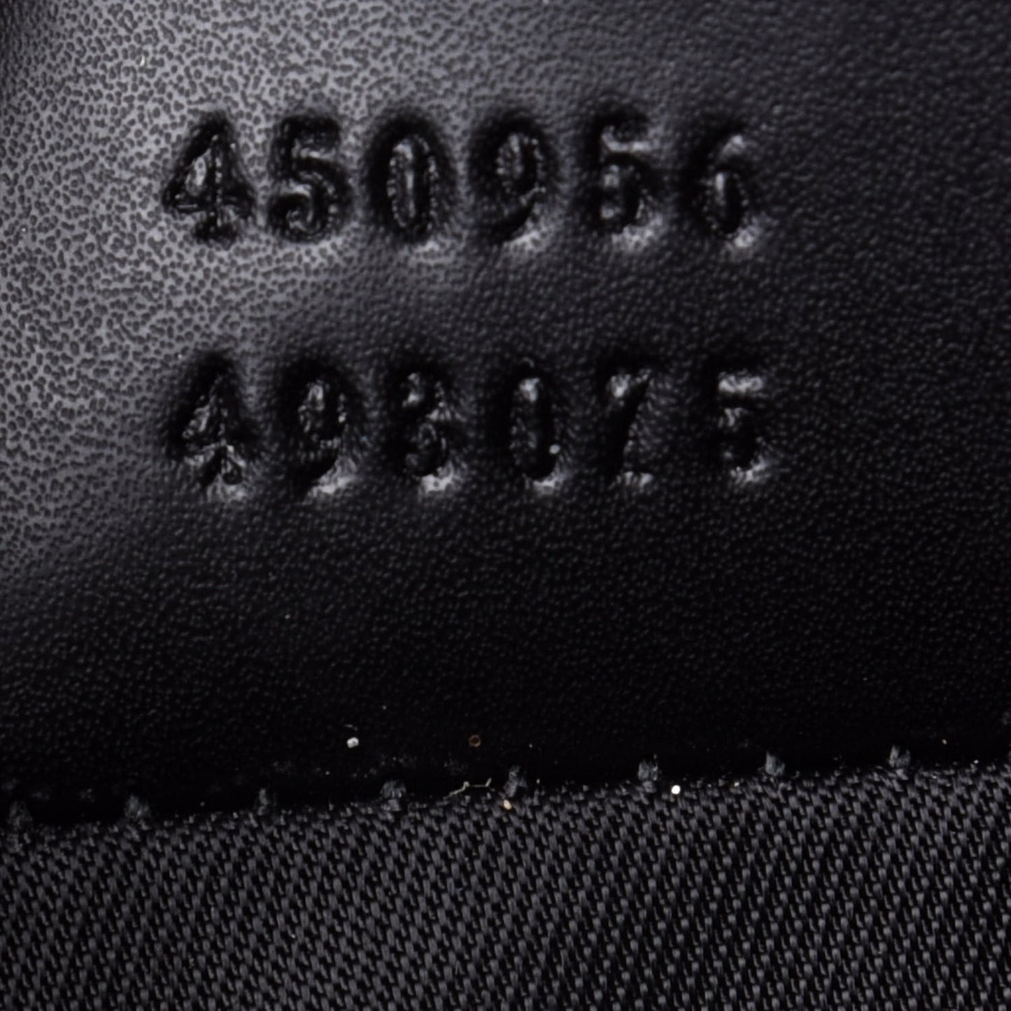 GG Supreme Monogram Web Belt Bag Black