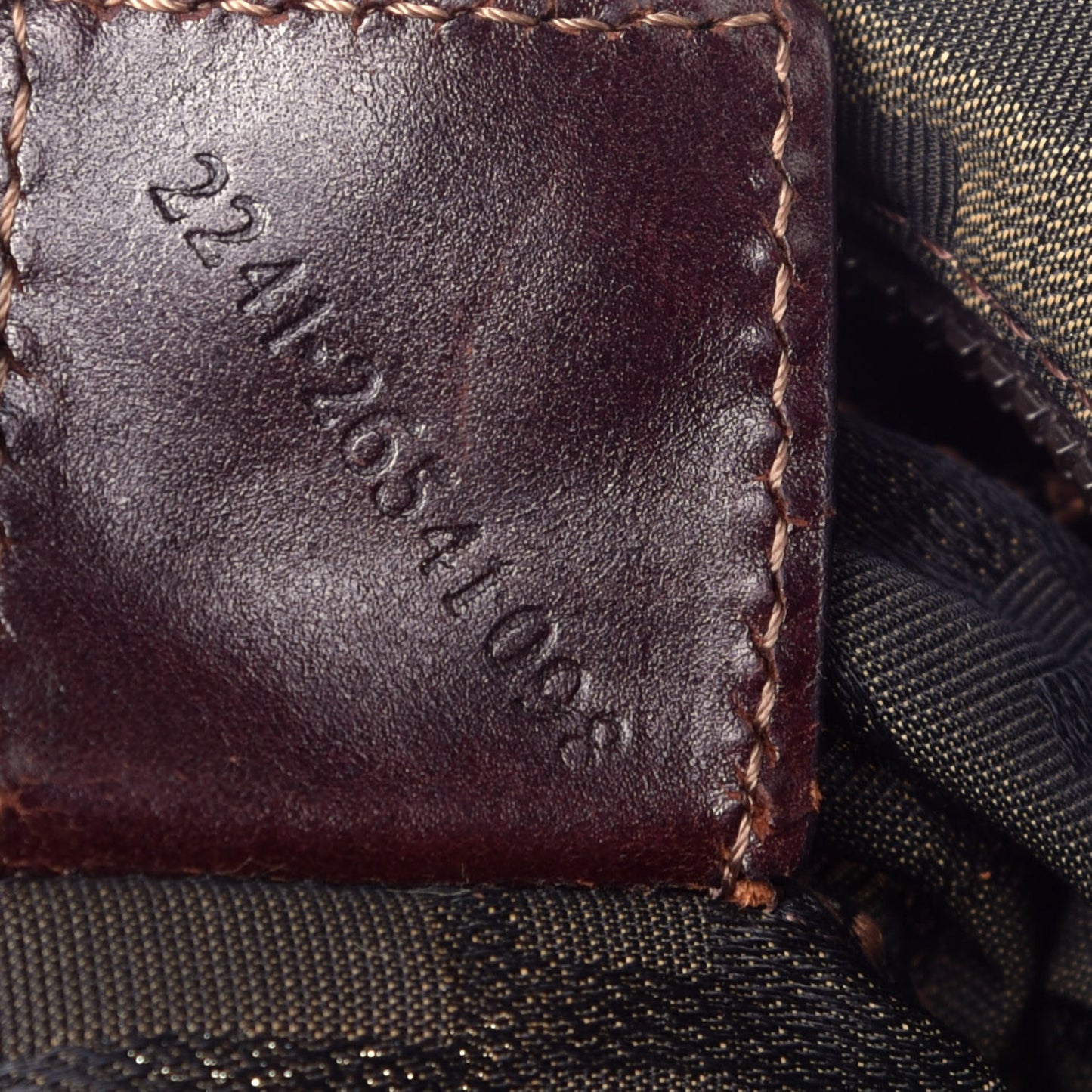 Fabric FF 1925 Mini Cosmetic Bag Tobacco