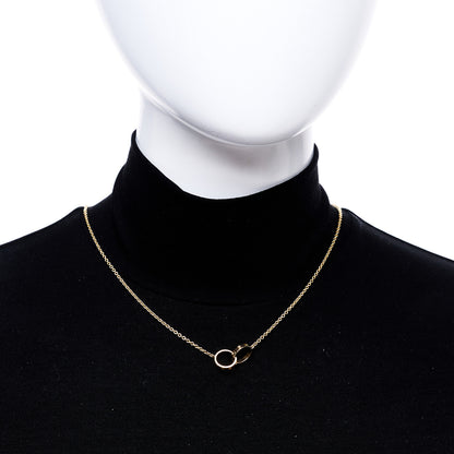 Tiffany 18K Yellow Gold 1837 Interlocking Circles Pendant Necklace 2 of 6