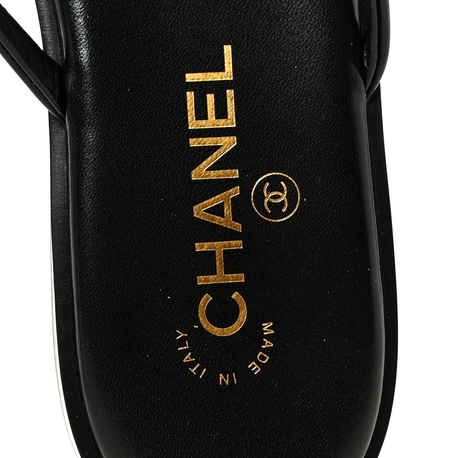 Chanel Goatskin CC Times Square Thong Sandals 40 Black 7 of 11