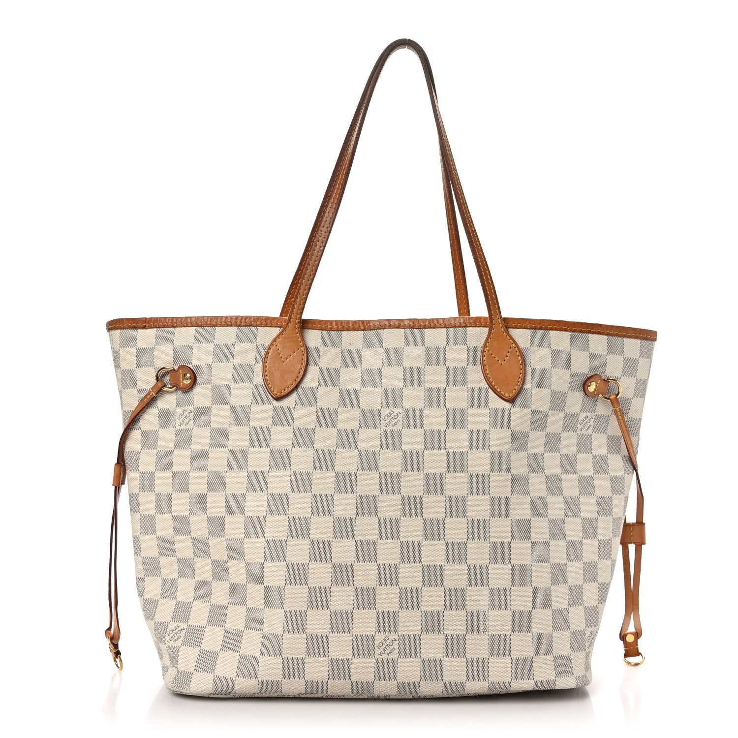 Louis Vuitton Damier Azur Neo Neverfull MM Rose Ballerine 3 of 11