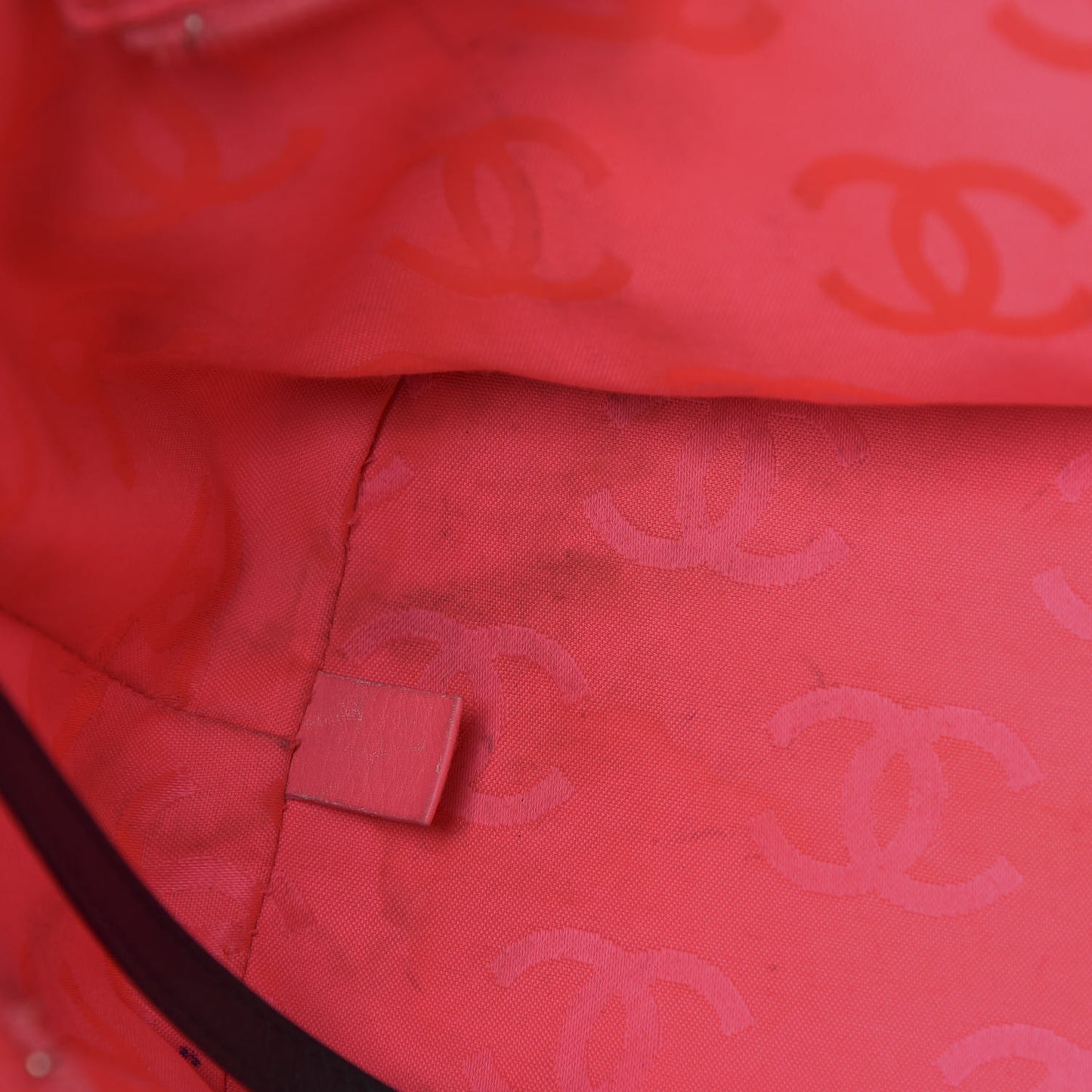 Calfskin Quilted Large Cambon Tote Black