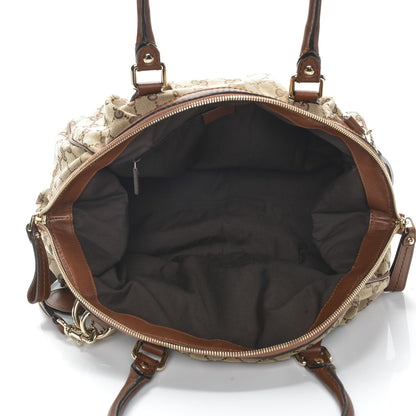 Gucci Monogram Medium Sukey Boston Brown 5 of 7