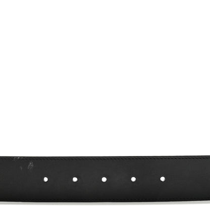 Gucci Moon Calfskin Pearl Double G 40mm Belt 90 36 Black Cream 3 of 8