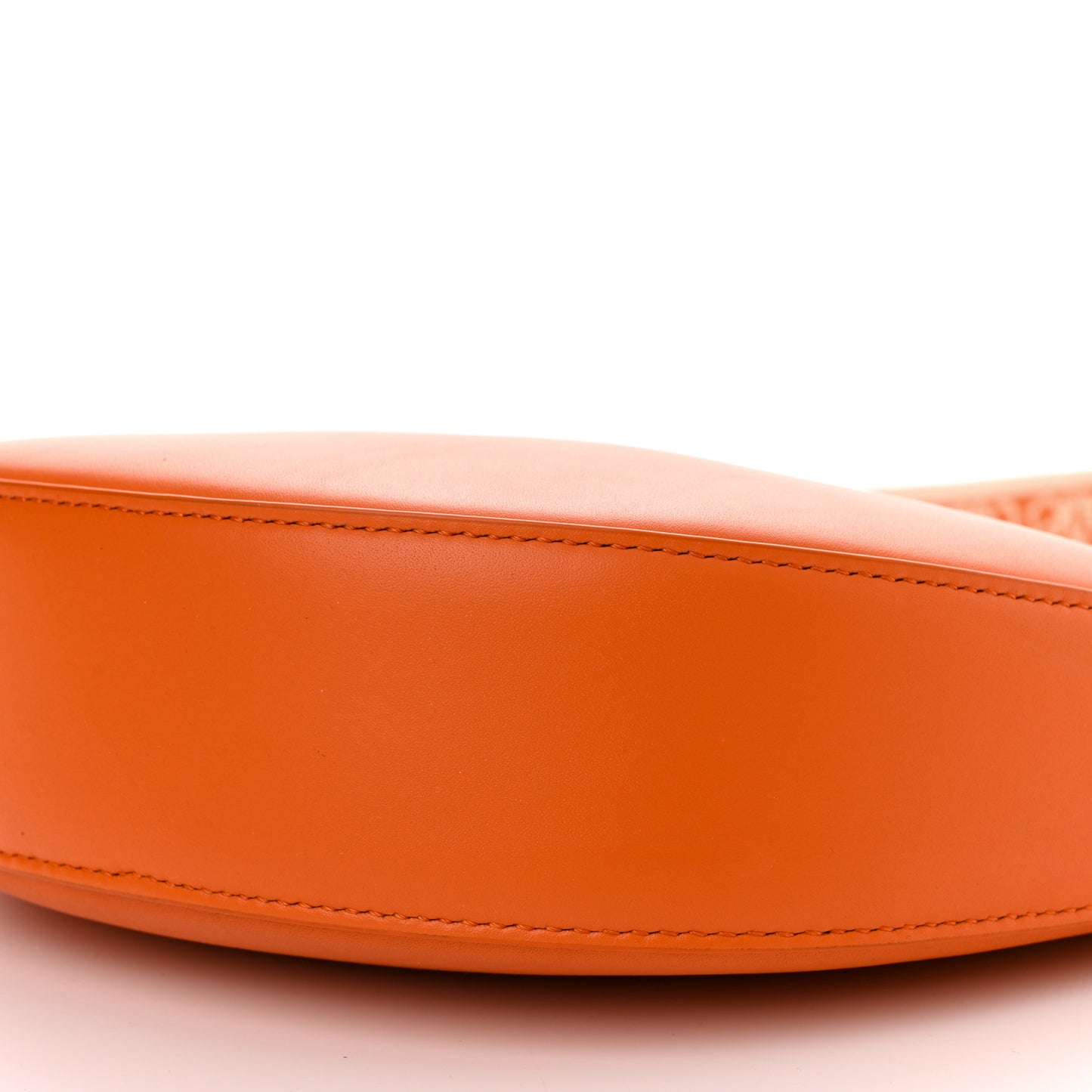 Satin Calfskin Jacquard Luna Bag Orange