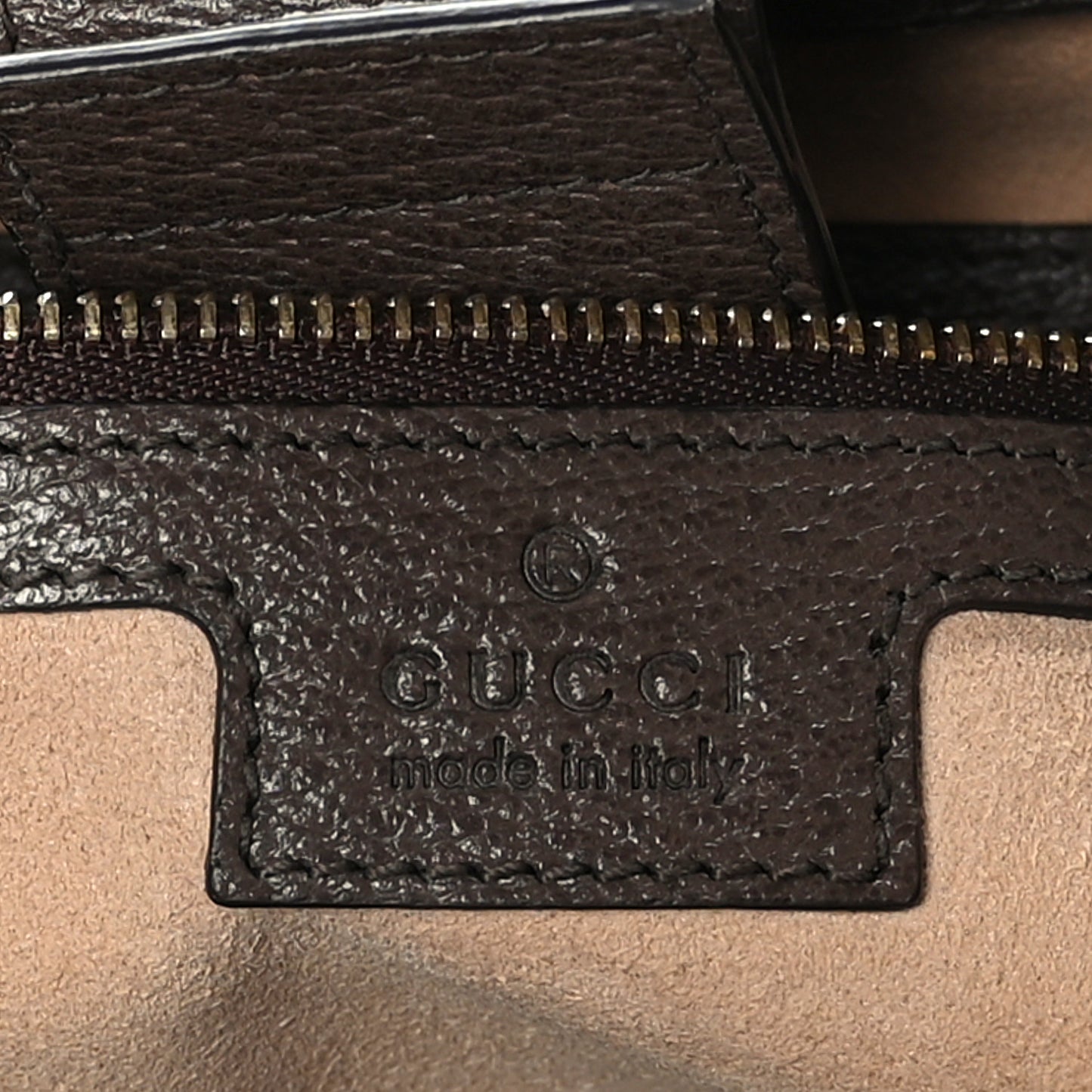 GG Supreme Monogram Textured Calfskin Web Medium Ophidia Shopping Tote Beige Ebony New Acero