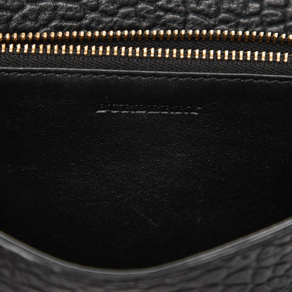 Burberry Signature Grain Small Madison Chain Clutch Black 6 of 8