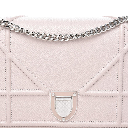 Christian Dior Grained Calfskin Diorama Wallet on Chain Pouch Rose Poudre 12 of 12