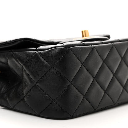 Chanel Lambskin Quilted Mini Pearl Crush Flap Black 9 of 10