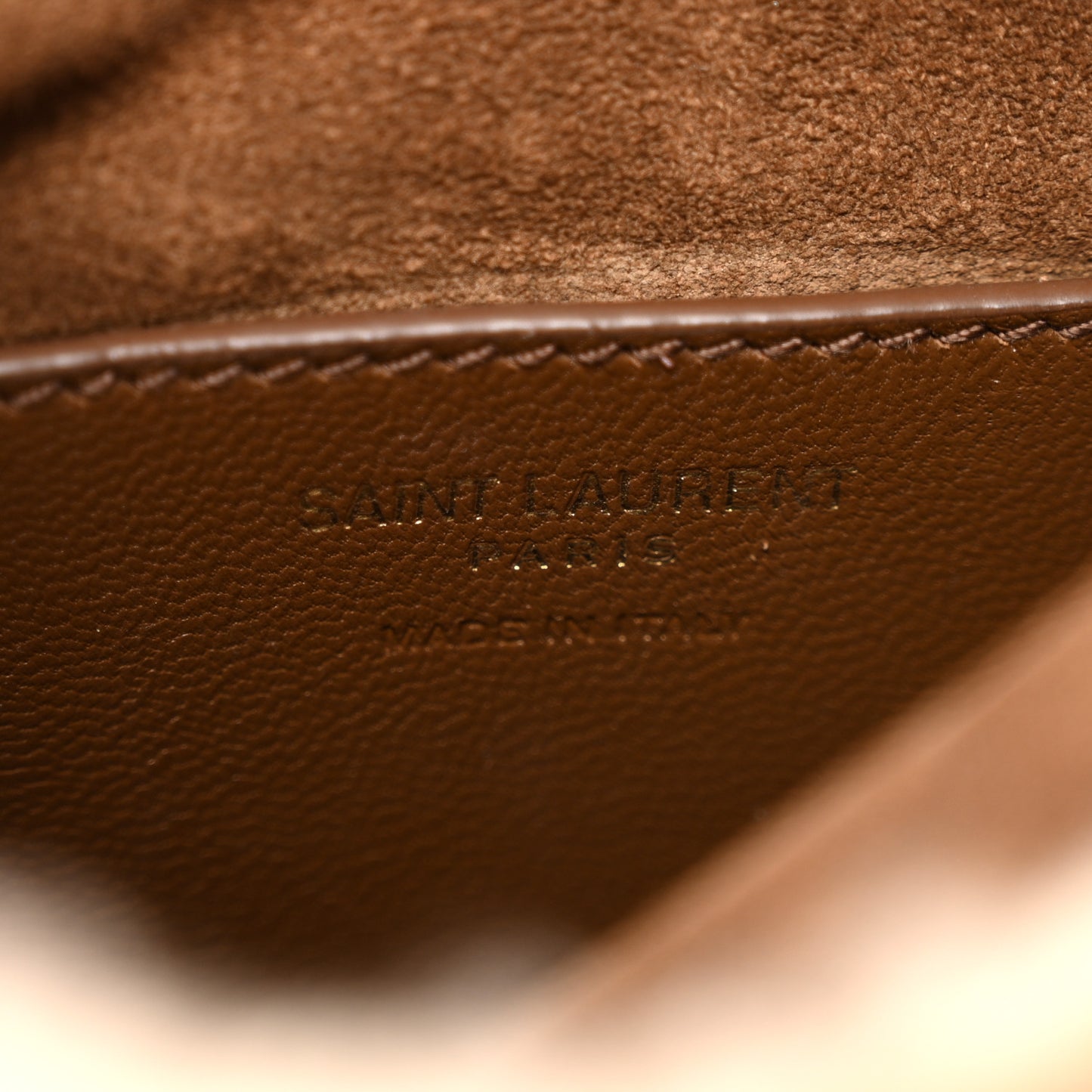 Shearling Suede Mini Le 5 A 7 Vertical Hobo Natural Beige Dark Cigar