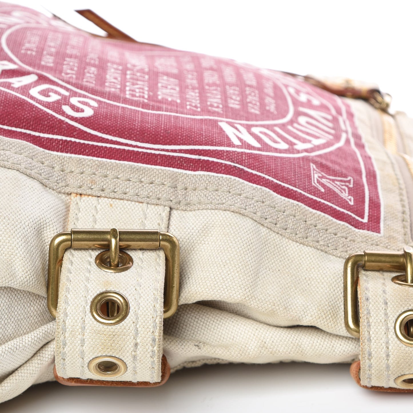 Toile Globe Shopper Cabas MM Red