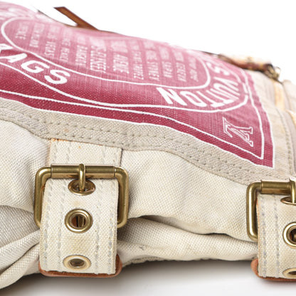 Louis Vuitton Toile Globe Shopper Cabas MM Red 14 of 21