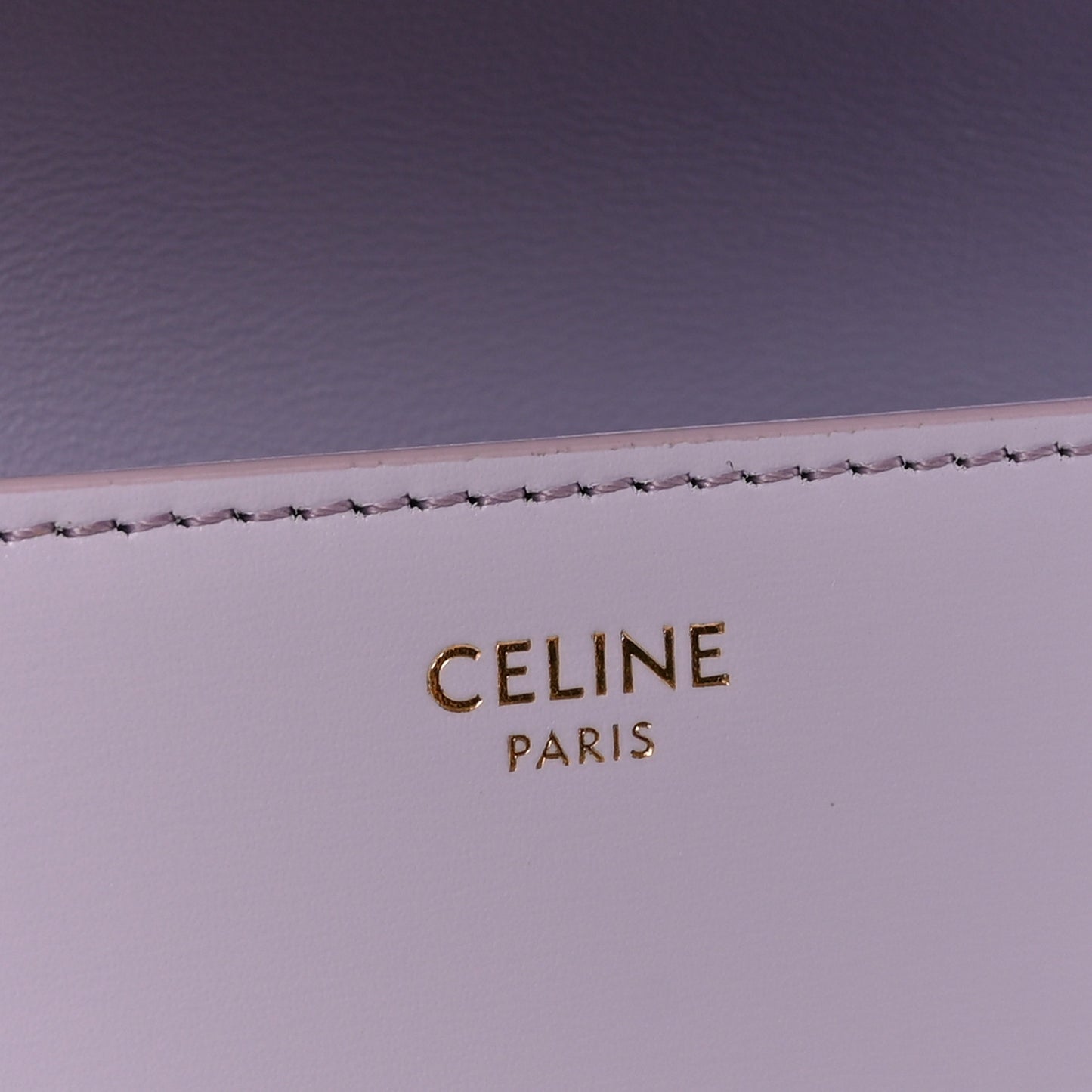 Shiny Calfskin Triomphe Chain Shoulder Bag Light Lavender