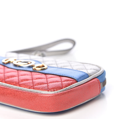 Gucci Laminated Nappa Trapuntata Zumi iPhone Case Rosso Marine Argento 9 of 10