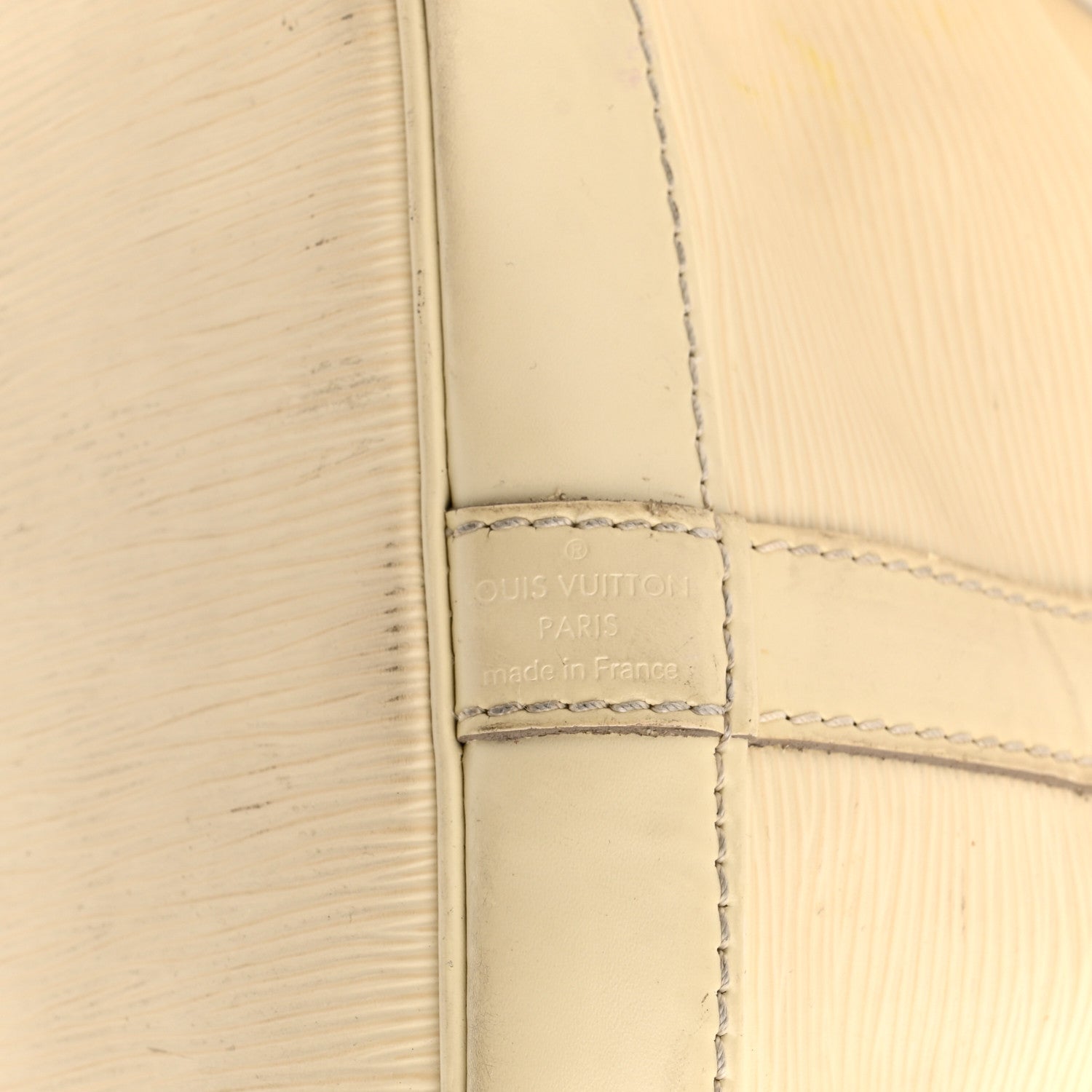 Louis Vuitton Epi Petit Noe NM Ivory 6 of 25