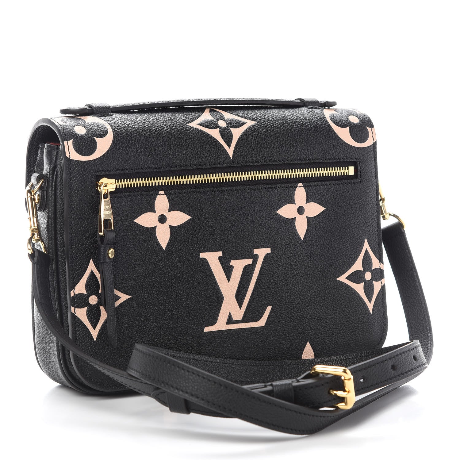 Louis Vuitton Empreinte Monogram Giant Pochette Metis Black Beige 3 of 8