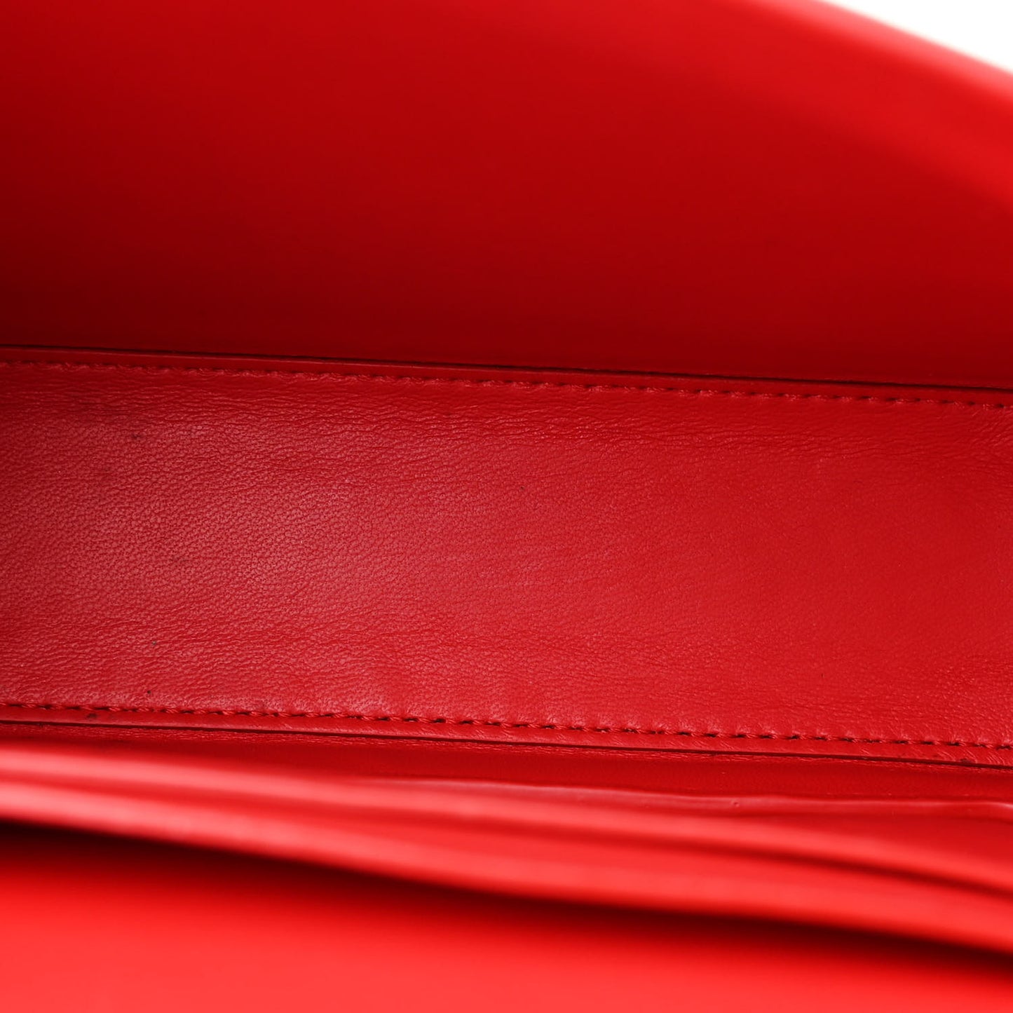Smooth Calfskin Small Two Tone Grace Bag Red