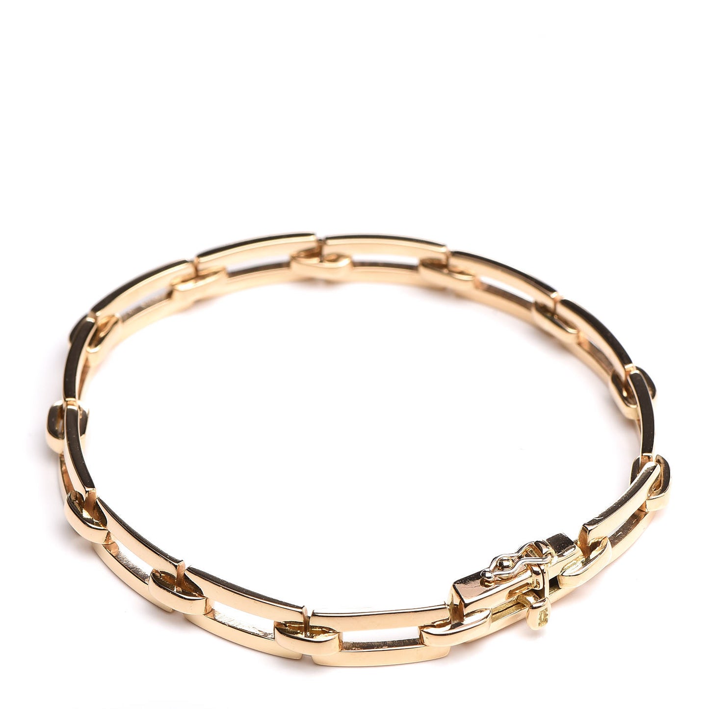 18K Yellow Gold Maillon Panthere Link Bracelet