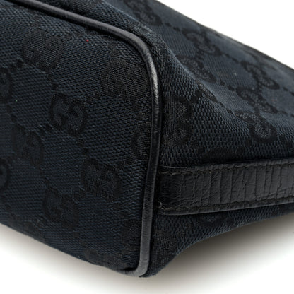 Gucci Monogram Web Boat Pochette Black 10 of 10