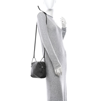 Bottega Veneta BOTTEGA VENETA Nappa Intrecciato Pillow Crossbody Messenger Light Grey 2 of 9