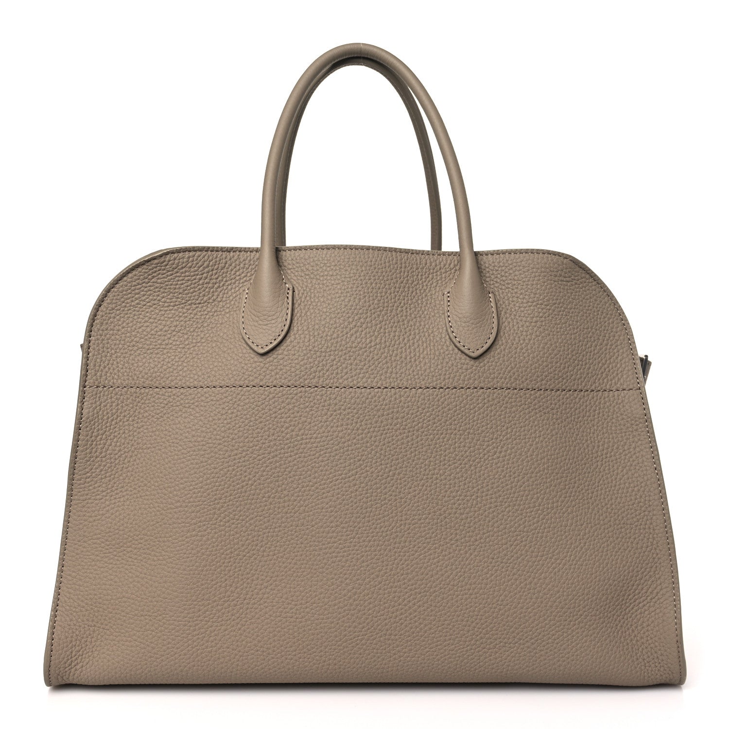 The Row Matte Grained Calfskin Soft Margaux 15 Dark Taupe 1 of 8
