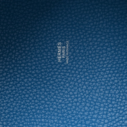 Hermes Taurillon Clemence Picotin Lock 18 PM Bleu Zanzibar 6 of 10