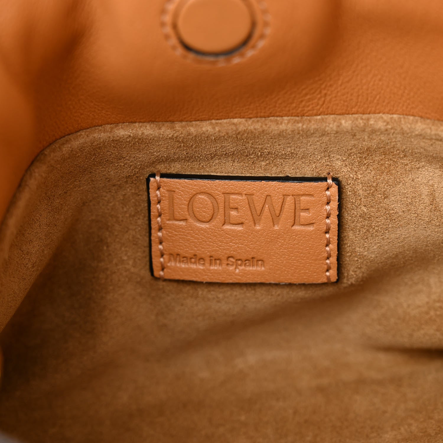 Loewe Calfskin Nano Flamenco Knot Clutch Warm Desert 6 of 9
