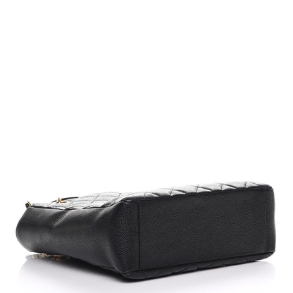 Chanel Caviar Quilted Petit Shopping Tote PST Black 4 of 9