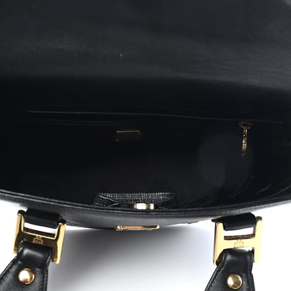 MCM Saffiano Studded Shopping Tote Black 24 of 36