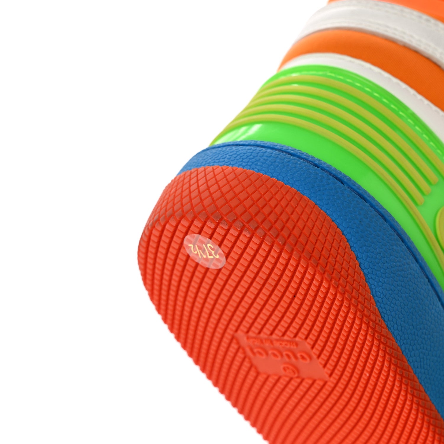 Gucci Demetra Womens Basket High Top Sneakers 37.5 Great White Shine Purple 13 of 13