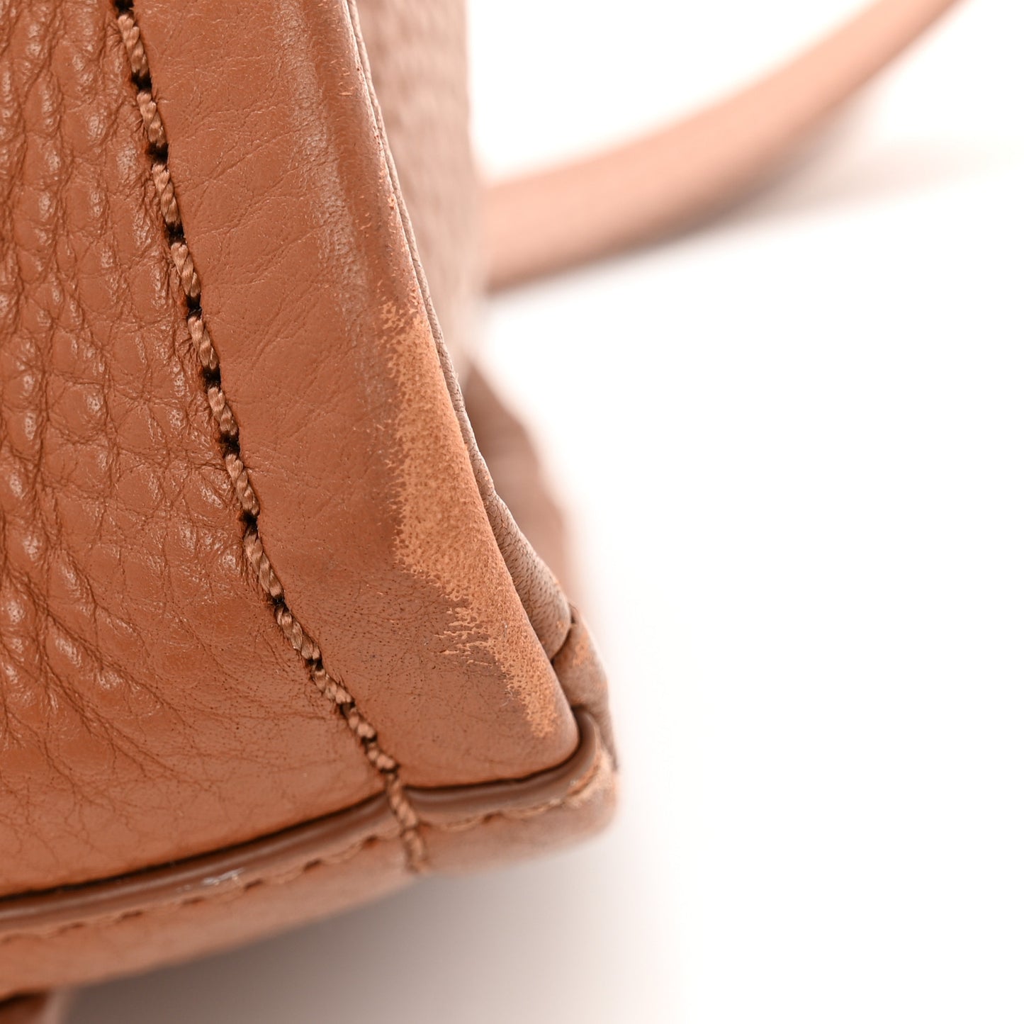 Grained Calfskin Medium The Tote Bag Argan Oil