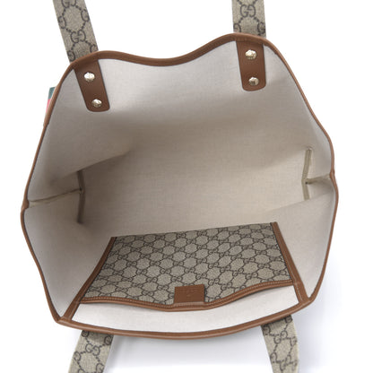 Gucci GG Plus Monogram Medium Signature Web Loop Tote Brown 5 of 12