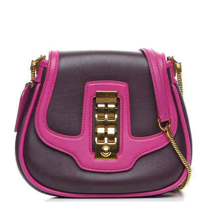 Louis Vuitton Cuir Art Deco Trapeze Prune Cyclamen 1 of 7