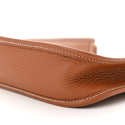 Hermes Taurillon Clemence Evelyne TPM Gold 11 of 12