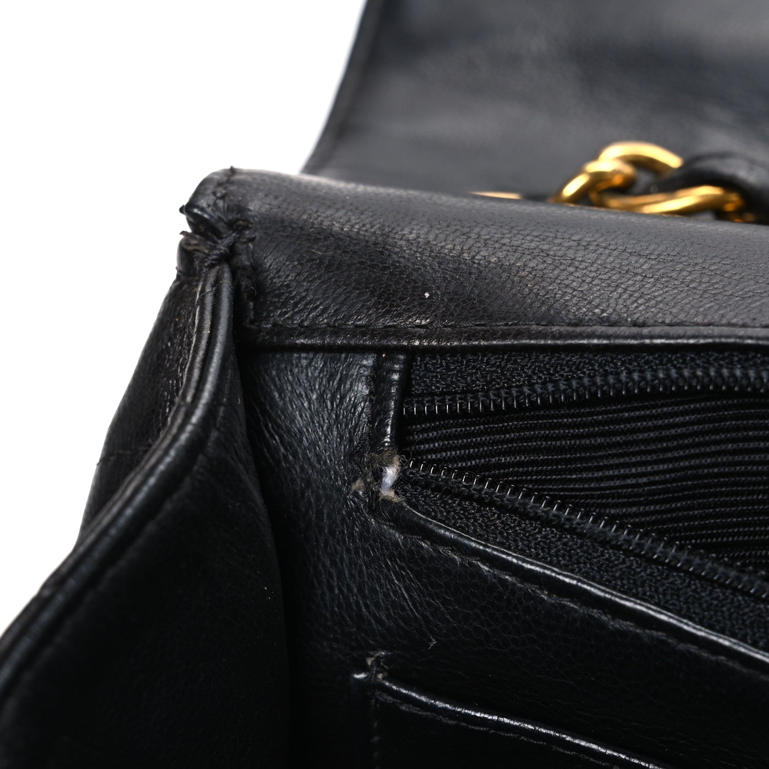 Chanel Lambskin Quilted Jumbo Single Flap Black 12 of 13