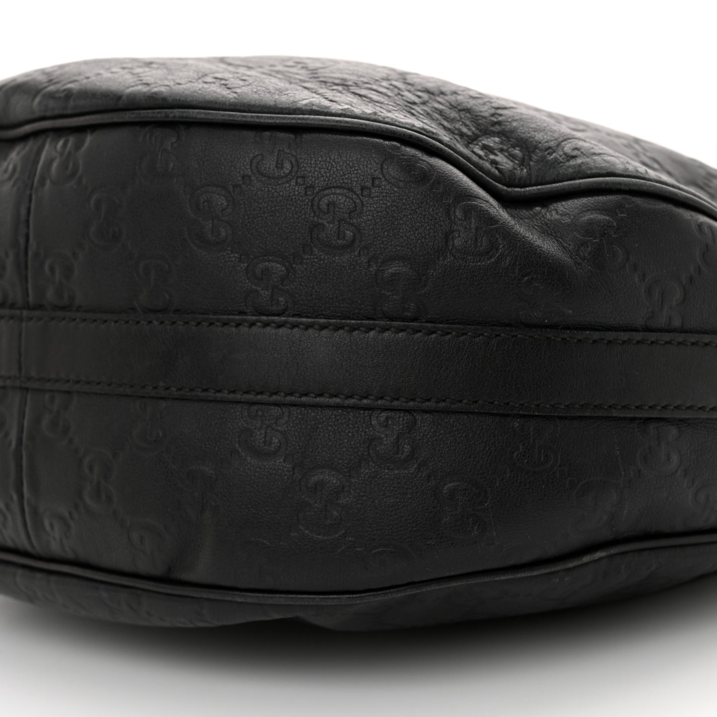 Guccissima Medium GG Twins Hobo Black
