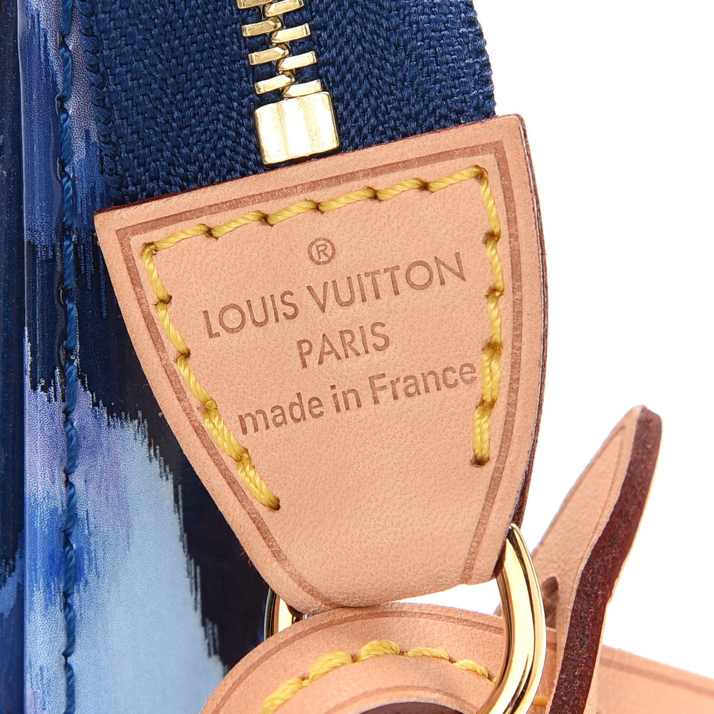 Vernis Ikat Pochette Accessories NM Grand Blue